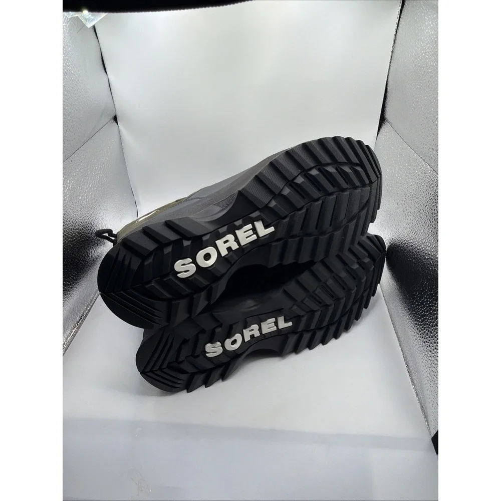 Sorel Scout 87 XT WP Men's Nubuck Waterproof Hiking Boot Black / Quarry Size 11